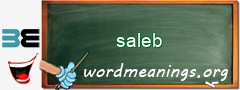 WordMeaning blackboard for saleb